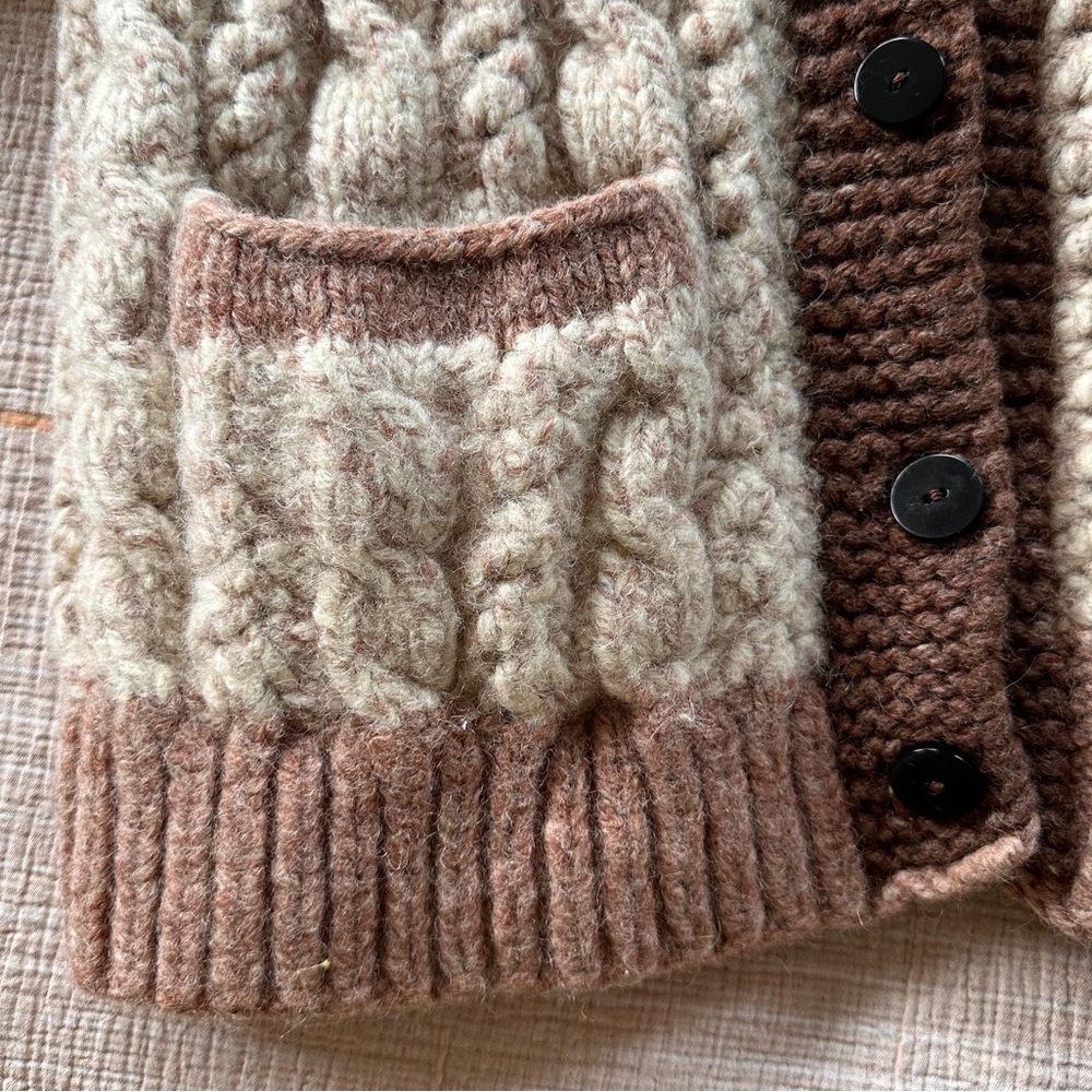 Vintage Buffalo Wool Sweater / Jacket - Picture 6 of 16